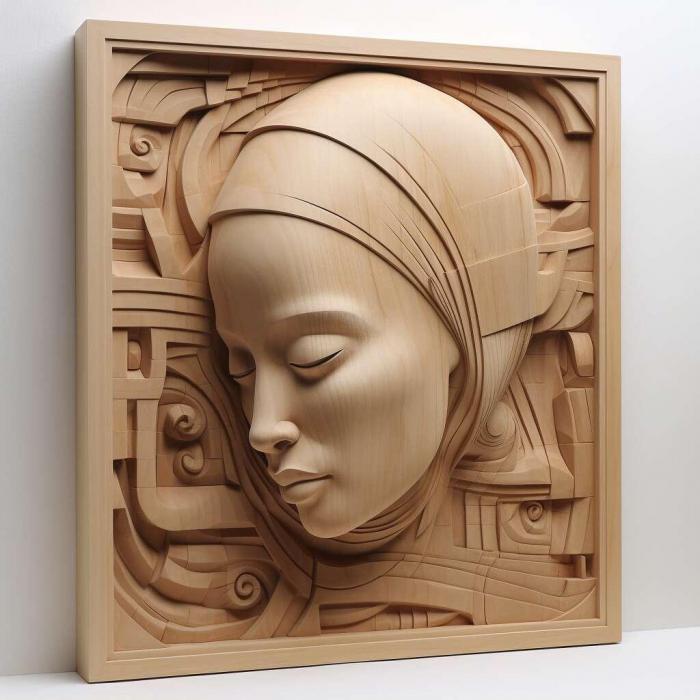 نموذج ثلاثي الأبعاد لآلة CNC 3D Art 